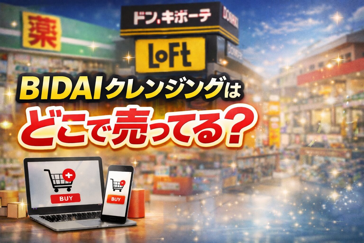 BIDAIクレンジングどこで売ってる